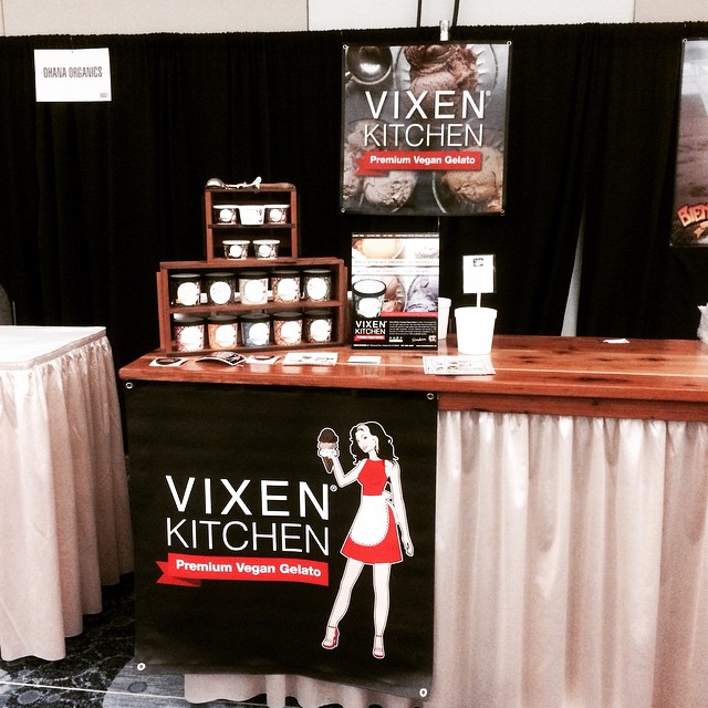 All set up and ready to go! #expowest #vixenkitchen #humboldtmade